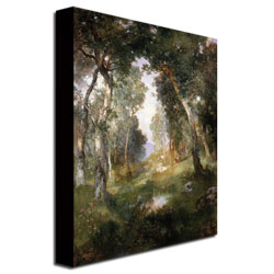 Thomas Moran 'Forest Glade, Santa Barbara' Canvas Art 18 X 24