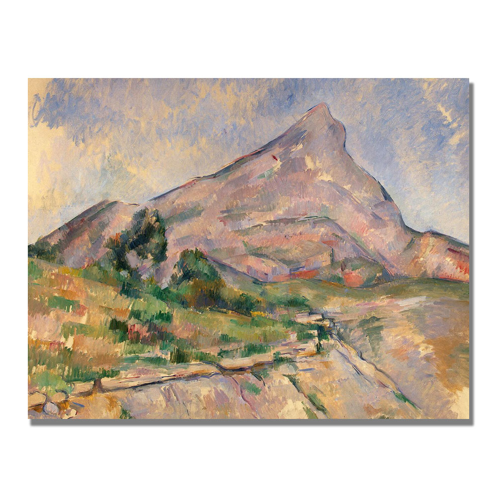Paul Cezanne 'Montagne Sainte-Victoire IV' Canvas Art 18 X 24