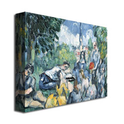 Paul Cezanne 'Dejeuner Sur L'herbe' Canvas Art 18 X 24