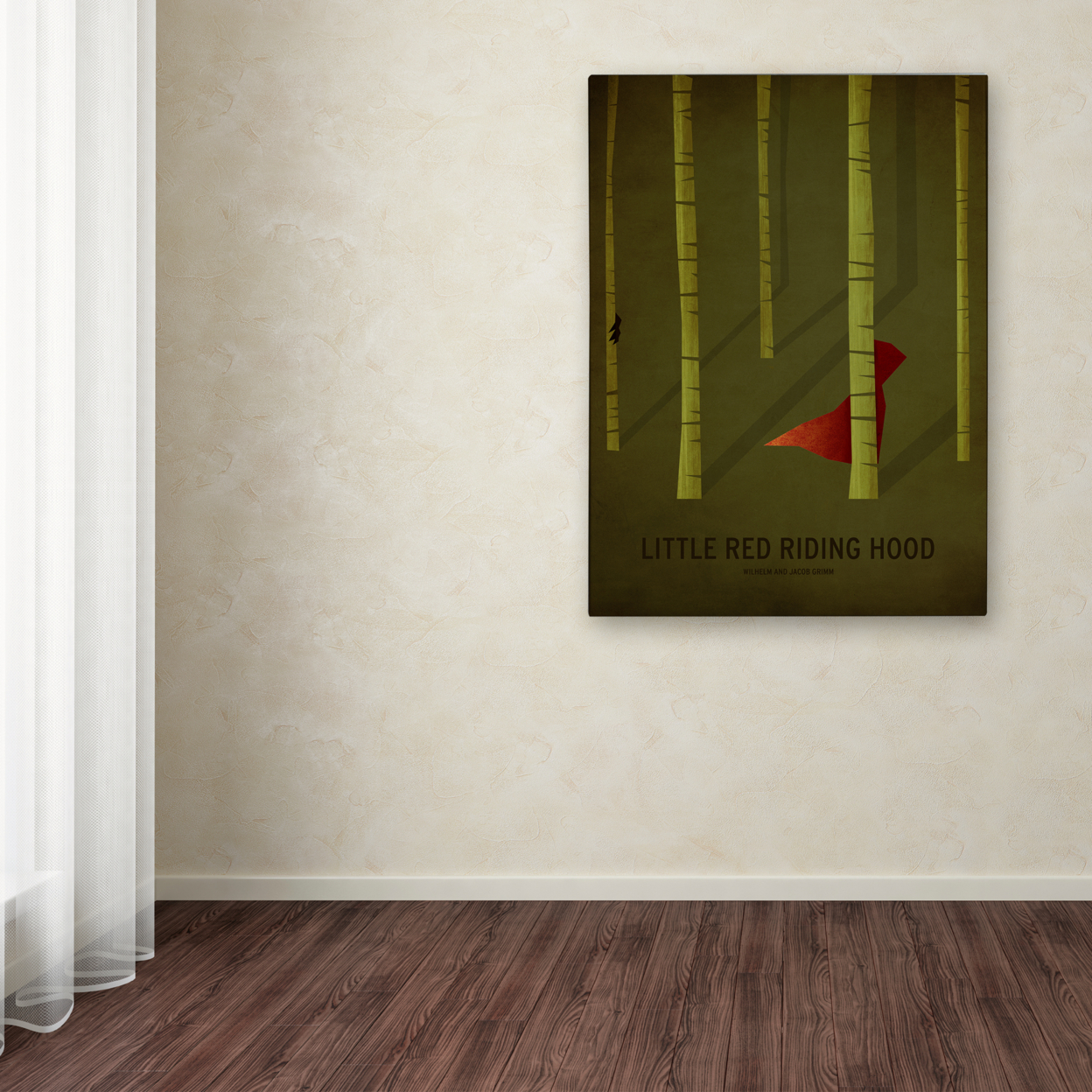 Christian Jackson 'Red Riding Hood' Canvas Art 18 X 24