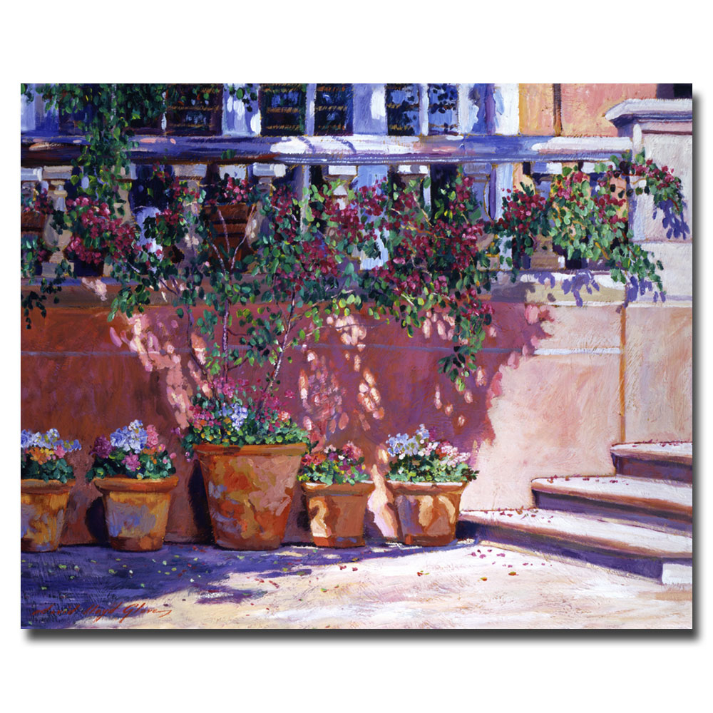 David Lloyd Glover 'Tuscan Plaza' Canvas Art 18 X 24
