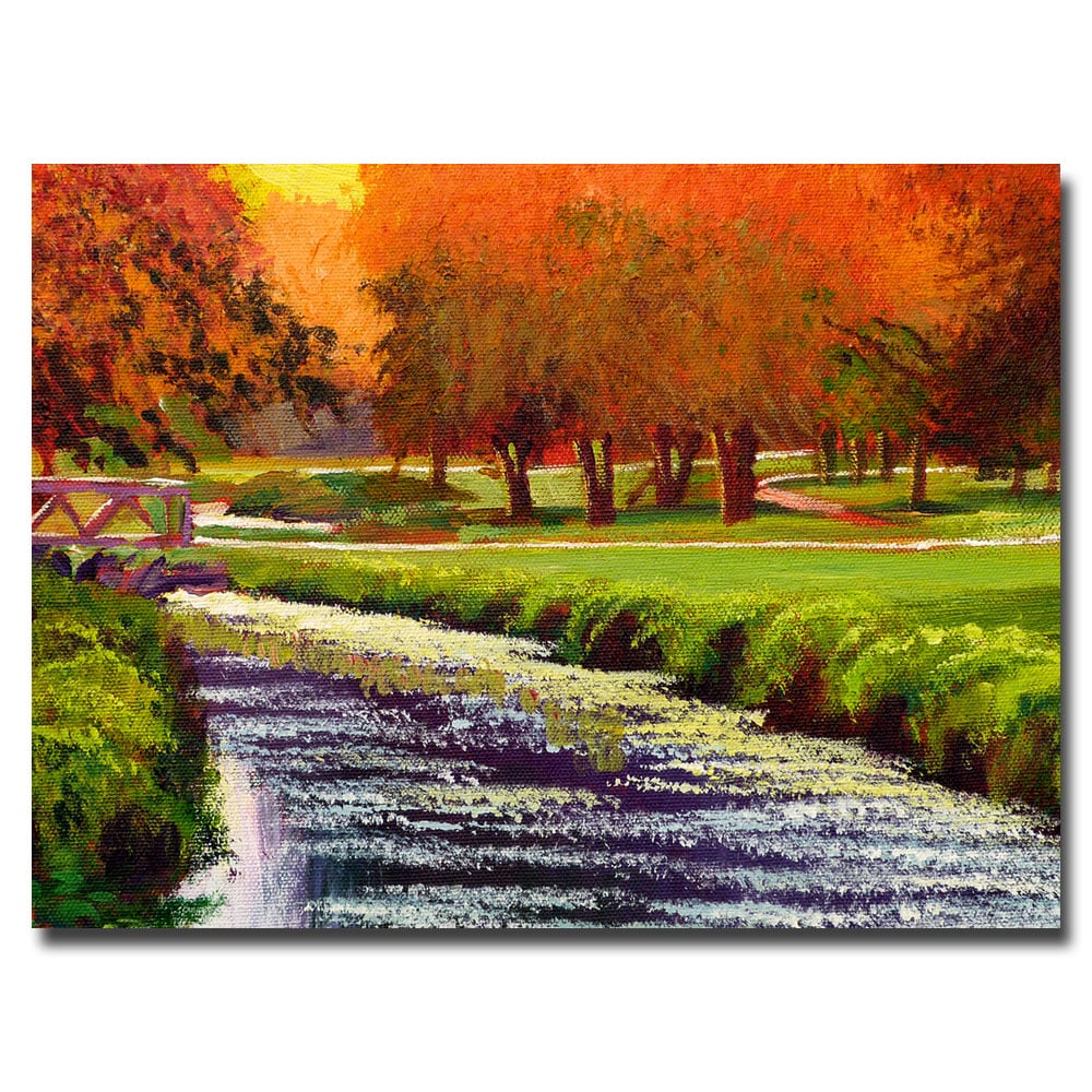 David Lloyd Glover 'Twilight Golf II' Canvas Art 18 X 24