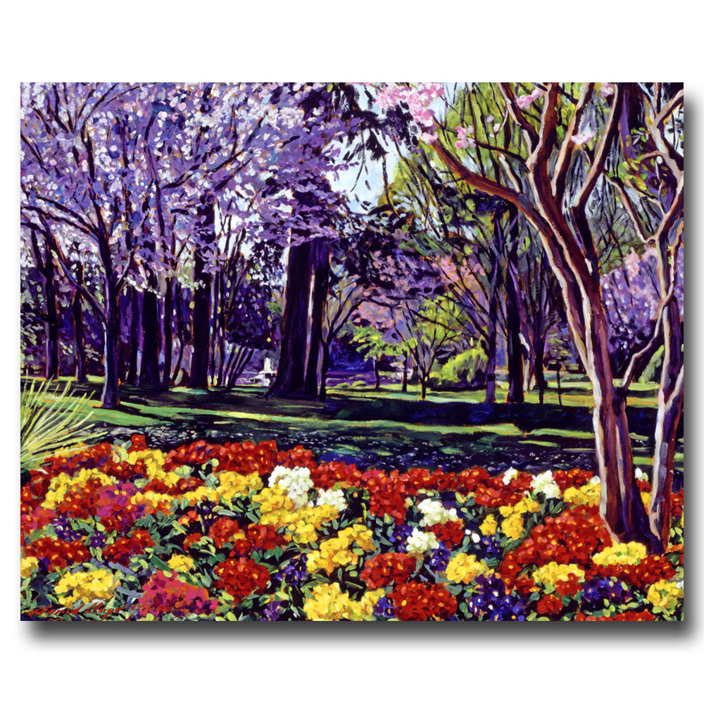 David Lloyd Glover 'Sunday In The Park' Canvas Art 18 X 24