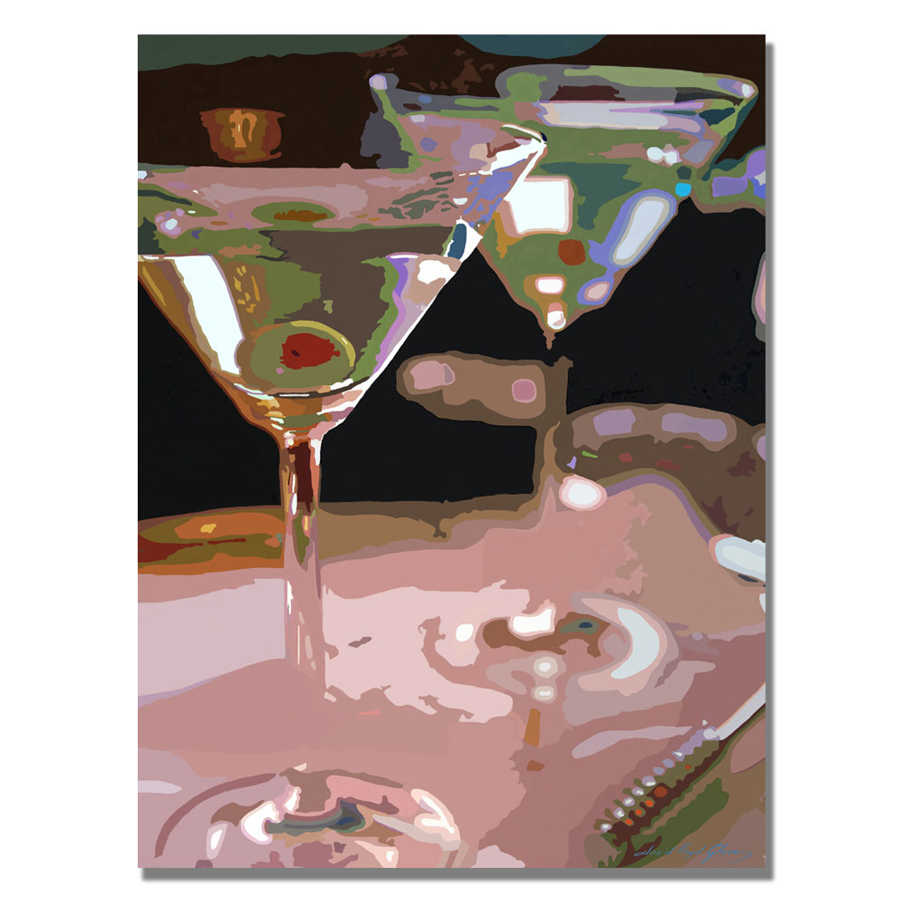 David Lloyd Glover 'Two Martini Lunch' Canvas Art 18 X 24