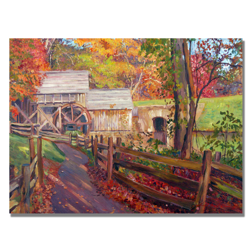 David Lloyd Glover 'Memories Of Autumn' Canvas Art 18 X 24
