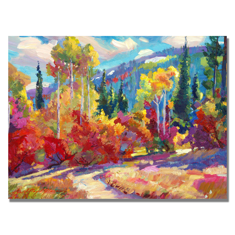 David Lloyd Glover 'The Colors Of New Hampshire' Canvas Art 18 X 24