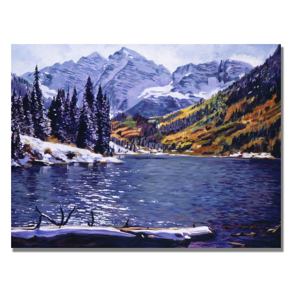 David Lloyd Glover 'Rocky Mountain Solitude' Canvas Art 18 X 24