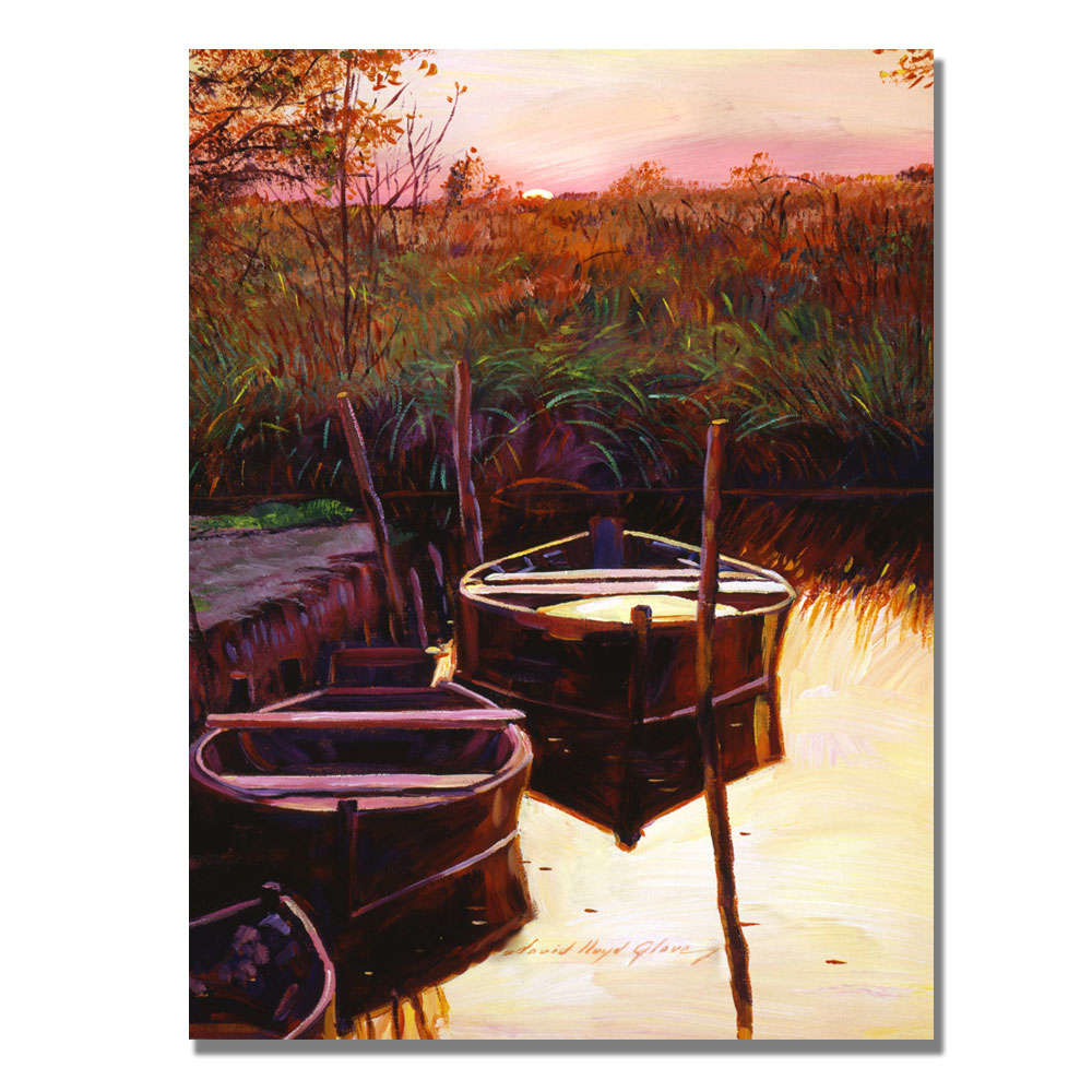 David Lloyd Glover 'Moment At Sunrise' Canvas Art 18 X 24
