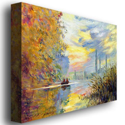 David Lloyd Glover 'Sunset At Argenteuil' Canvas Art 18 X 24