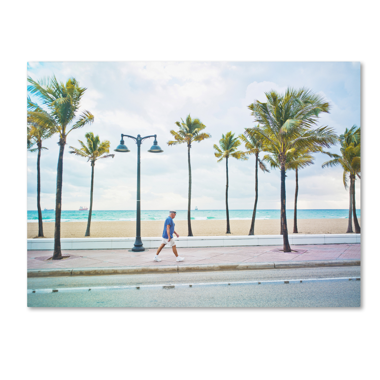 Preston 'Florida Beach Walk' Canvas Art 18 X 24