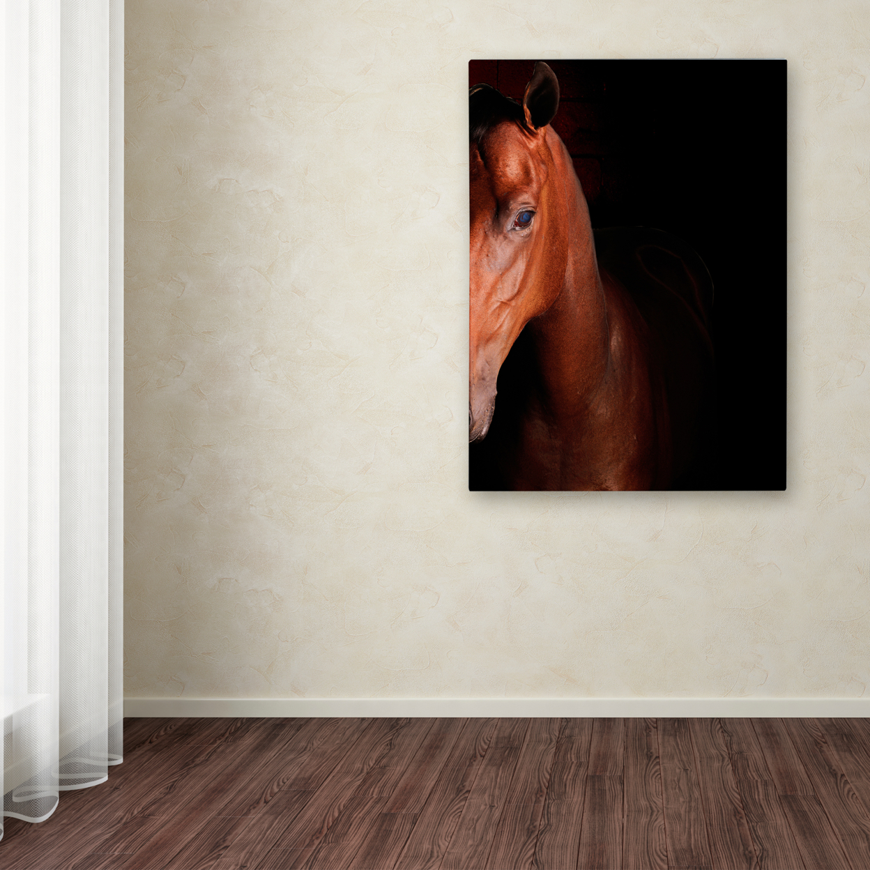 Preston 'Kentucky Horse Intense' Canvas Art 18 X 24