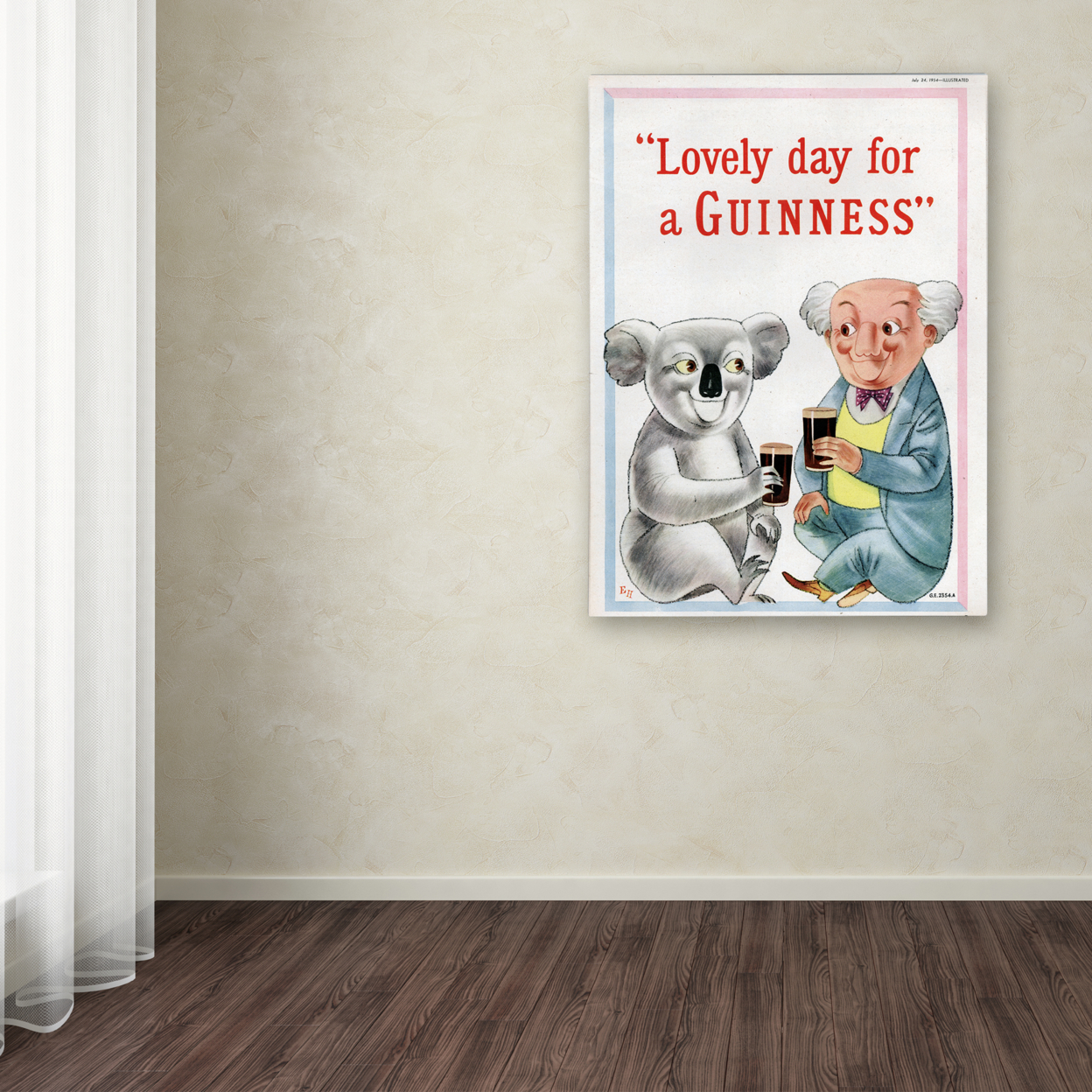 Guinness Brewery 'Lovely Day For A Guinness XII' Canvas Art 18 X 24
