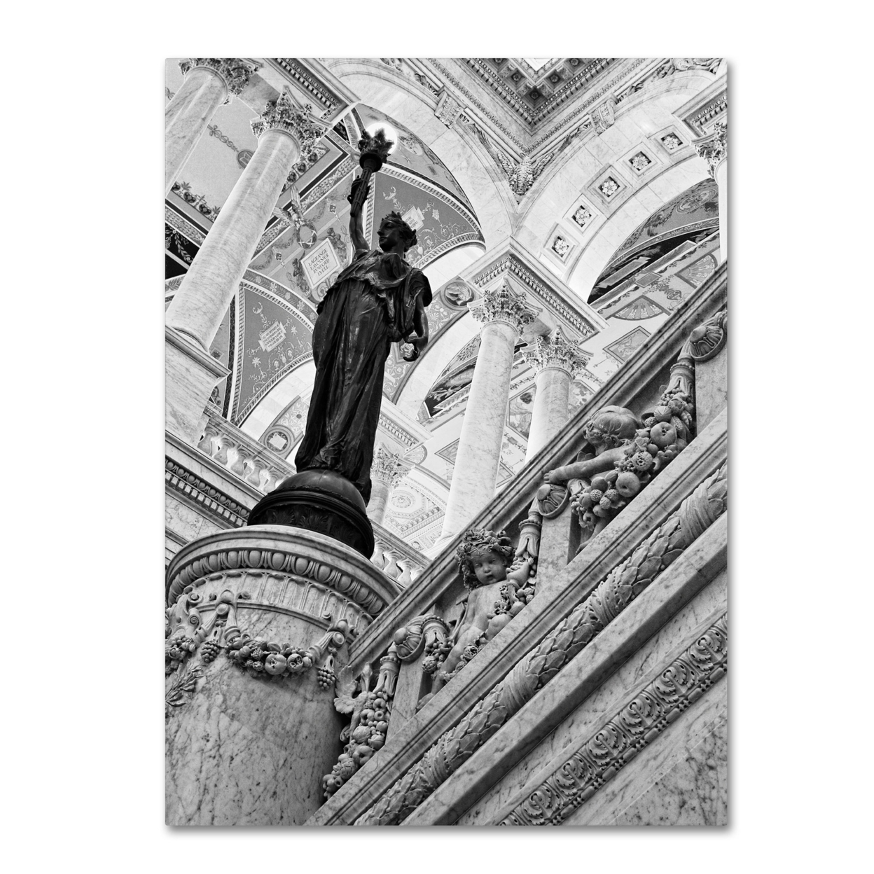 Gregory Ohanlon 'Library Of Congress- Great Hall' Canvas Art 18 X 24