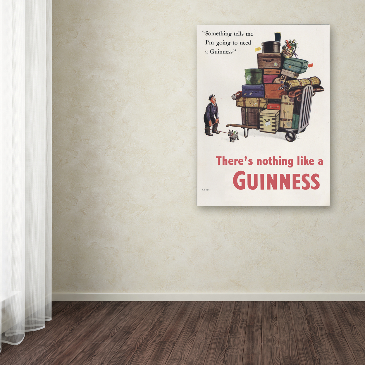 Guinness Brewery 'There's Nothing Like A Guinness II' Canvas Art 18 X 24