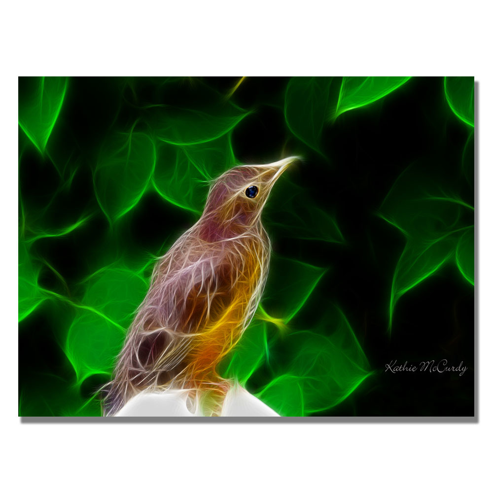Kathie McCurdy 'Little Bird' Canvas Art 18 X 24