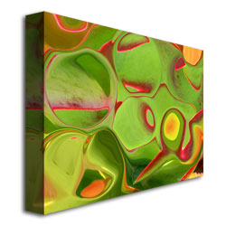 Kathie McCurdy 'Neon Cactus Liquid' Canvas Art 18 X 24