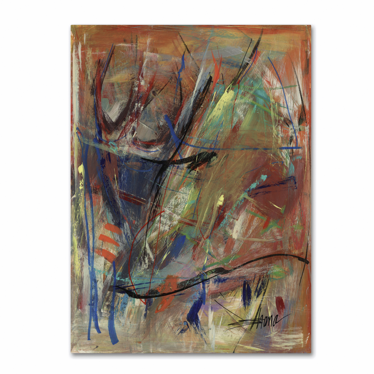 Shana Doumingez 'Bright Swoon' Canvas Art 18 X 24