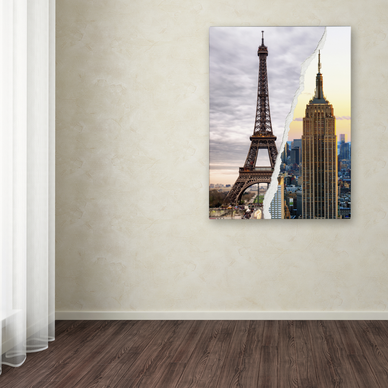 Philippe Hugonnard 'The Empire Eiffel' Canvas Art 18 X 24