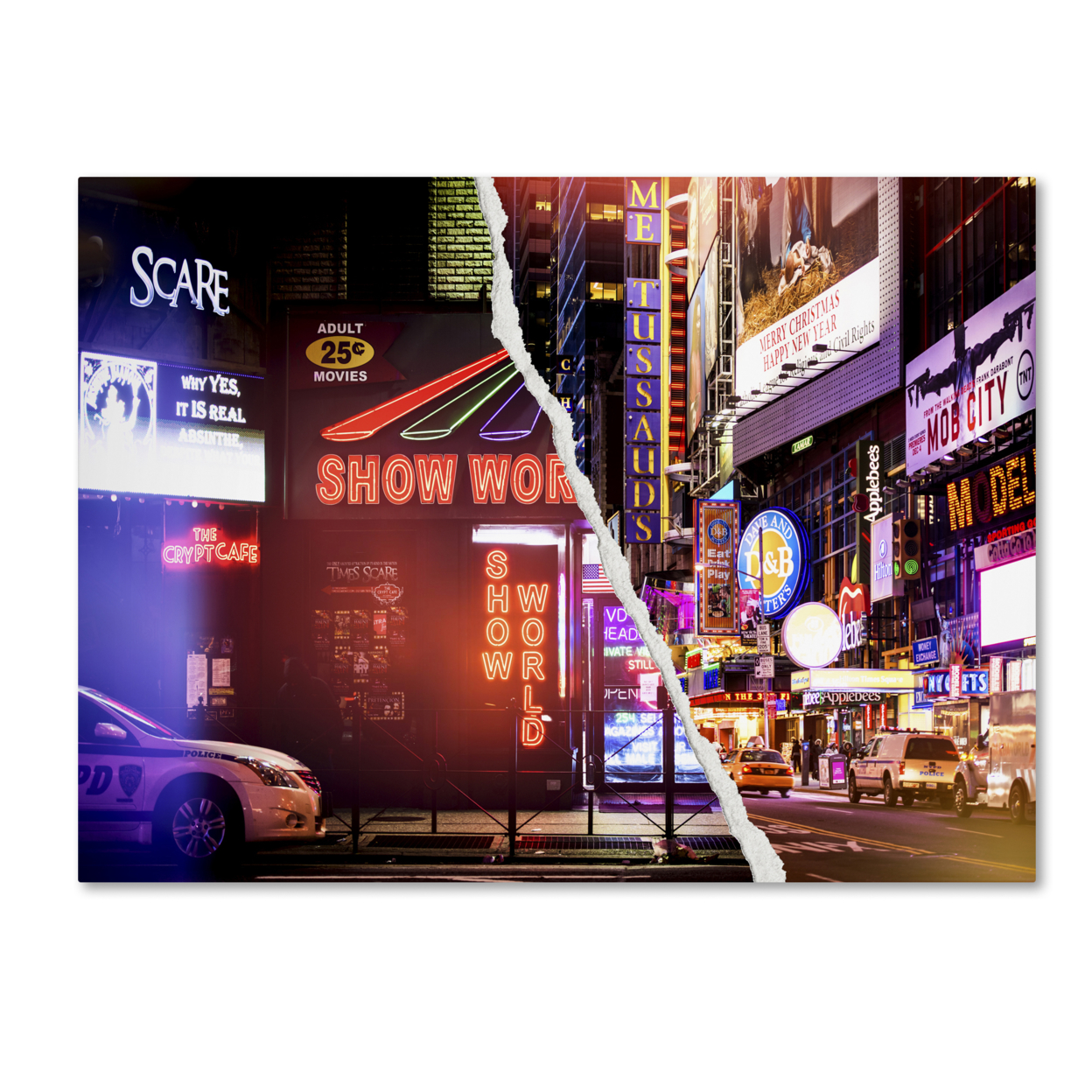 Philippe Hugonnard 'Times Square Show' Canvas Art 18 X 24
