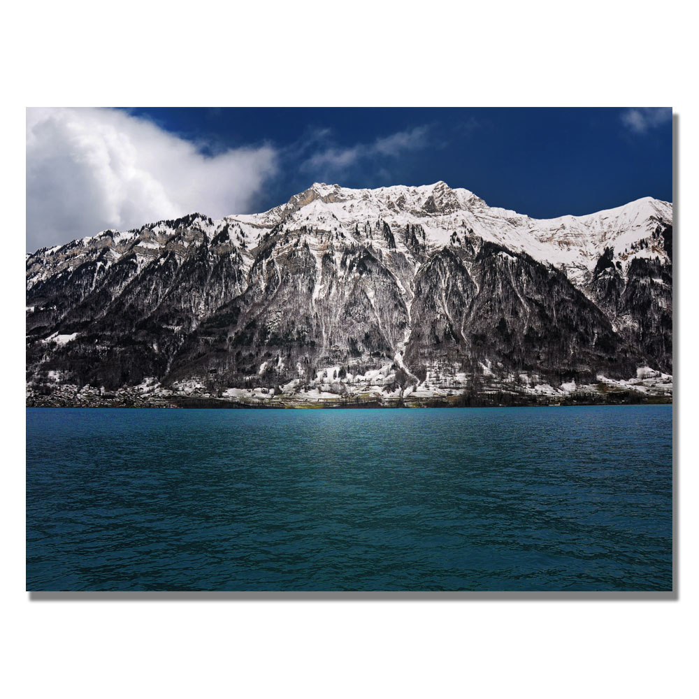 Philippe Sainte-Laudy 'Brienz Lake Switzerland' Canvas Art 18 X 24