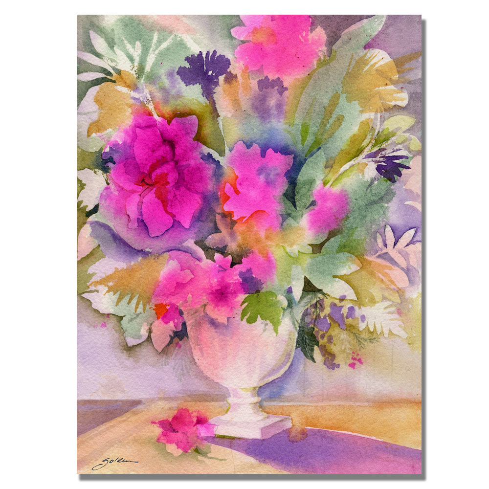 Sheila Golden 'Traditional Bouquet' Canvas Art 18 X 24
