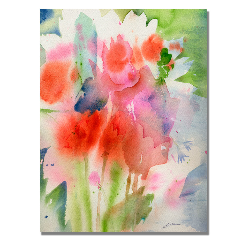 Sheila Golden 'Bouquet In Spring' Canvas Art 18 X 24