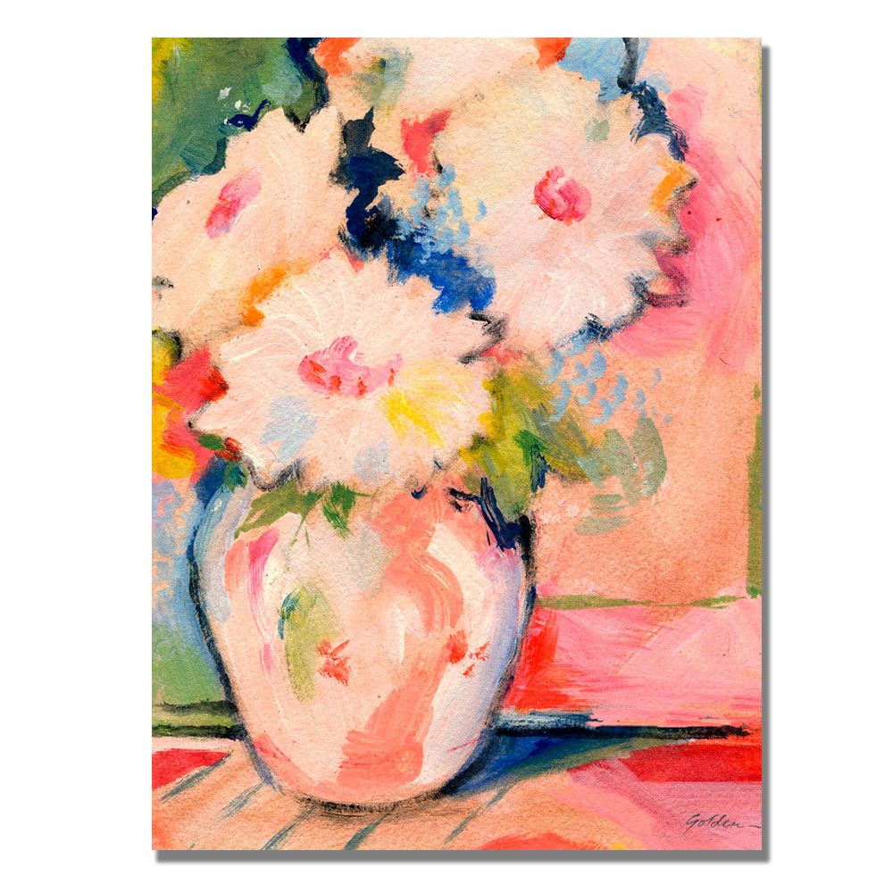 Sheila Golden 'Henri's Bouquet' Canvas Art 18 X 24