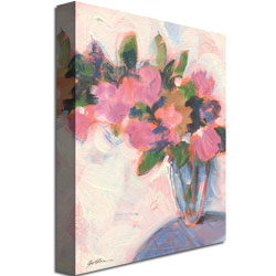 Sheila Golden 'Pink Floral Reverie' Canvas Art 18 X 24