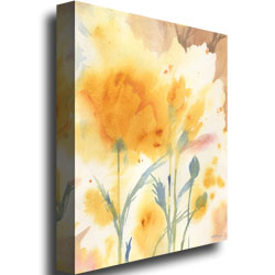 Sheila Golden 'Golden Poppies' Canvas Art 18 X 24