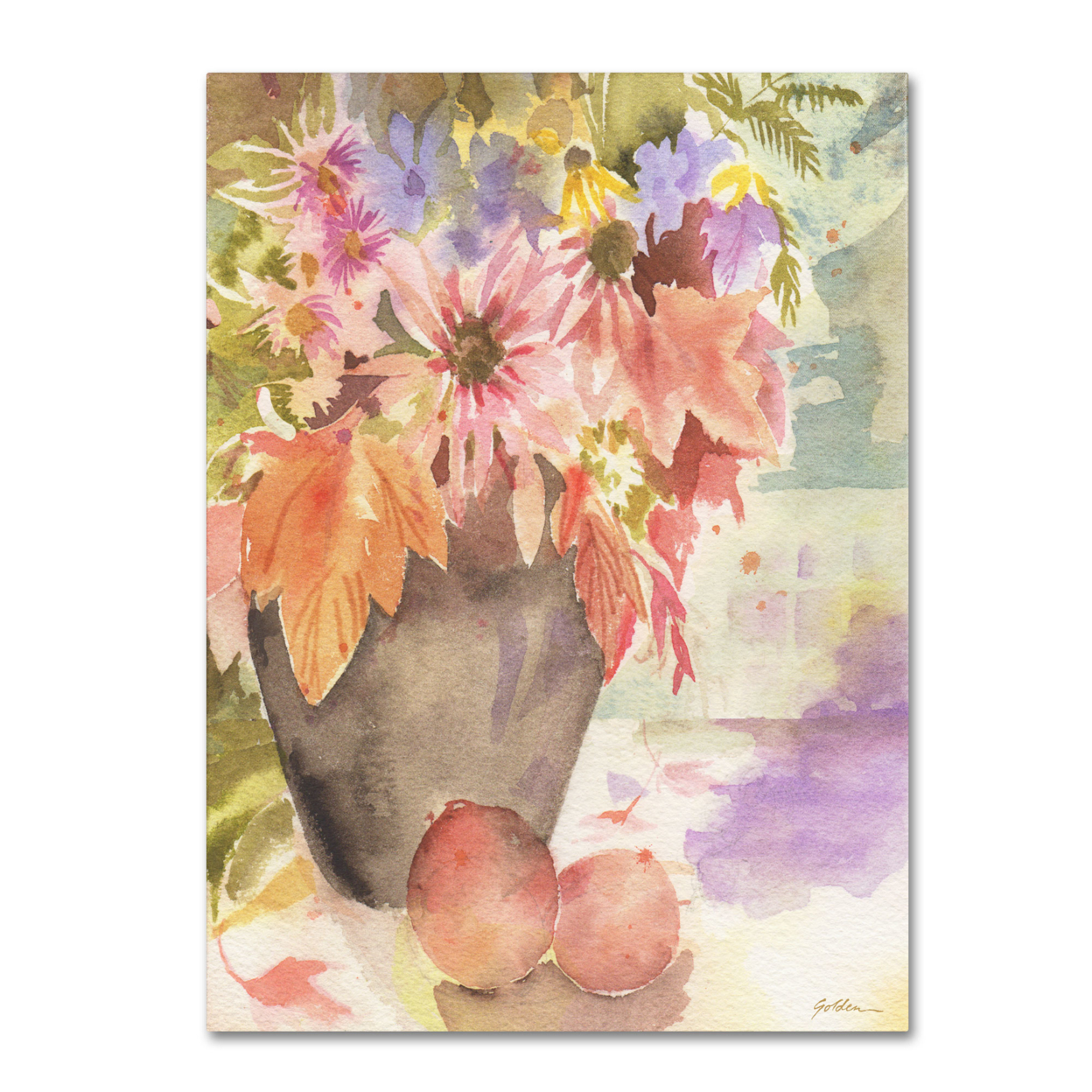 Sheila Golden 'Autumn Colors' Canvas Art 18 X 24