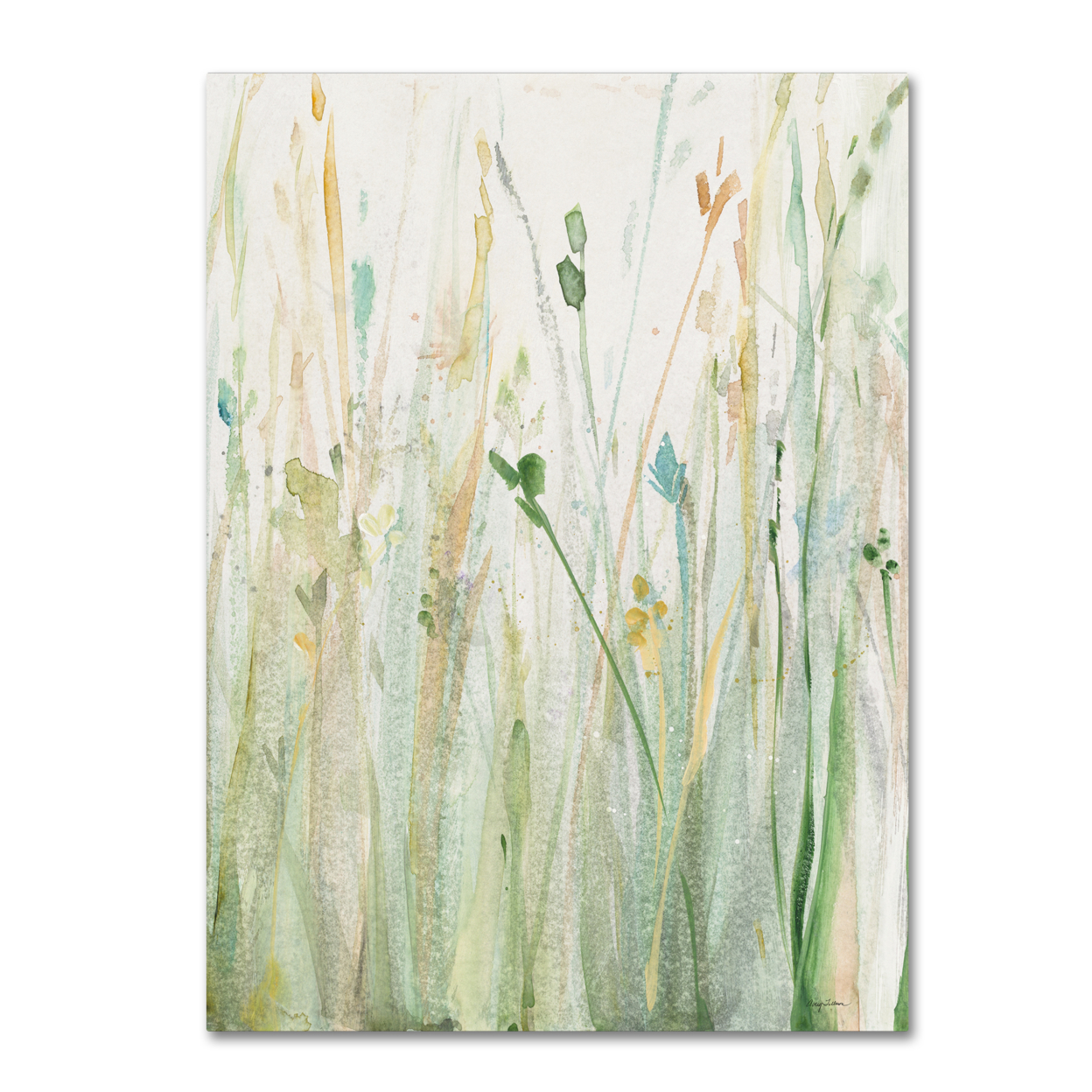 Avery Tillmon 'Spring Grasses II Crop' 14 X 19 Canvas Art