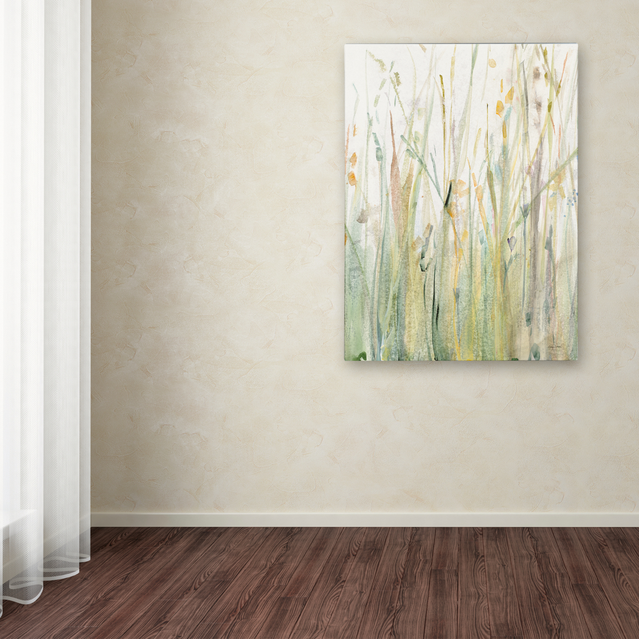 Avery Tillmon 'Spring Grasses I Crop' 14 X 19 Canvas Art