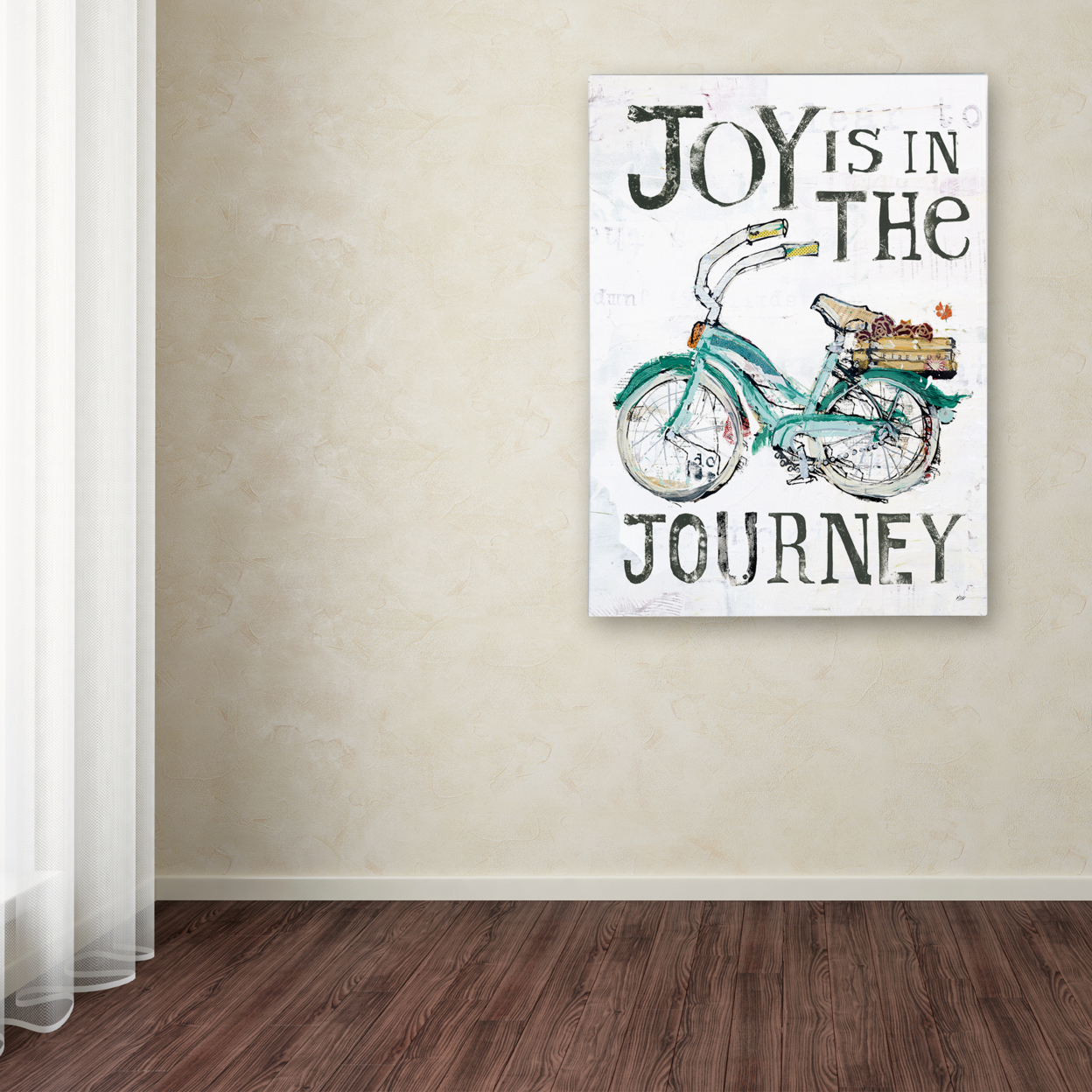 Kellie Day 'Joy Is In The Journey' 14 X 19 Canvas Art