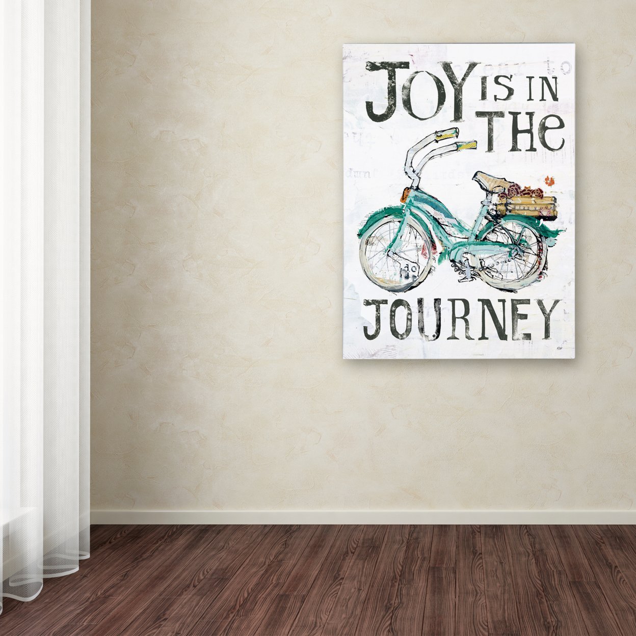 Kellie Day 'Joy Is In The Journey' Canvas Art 18 X 24