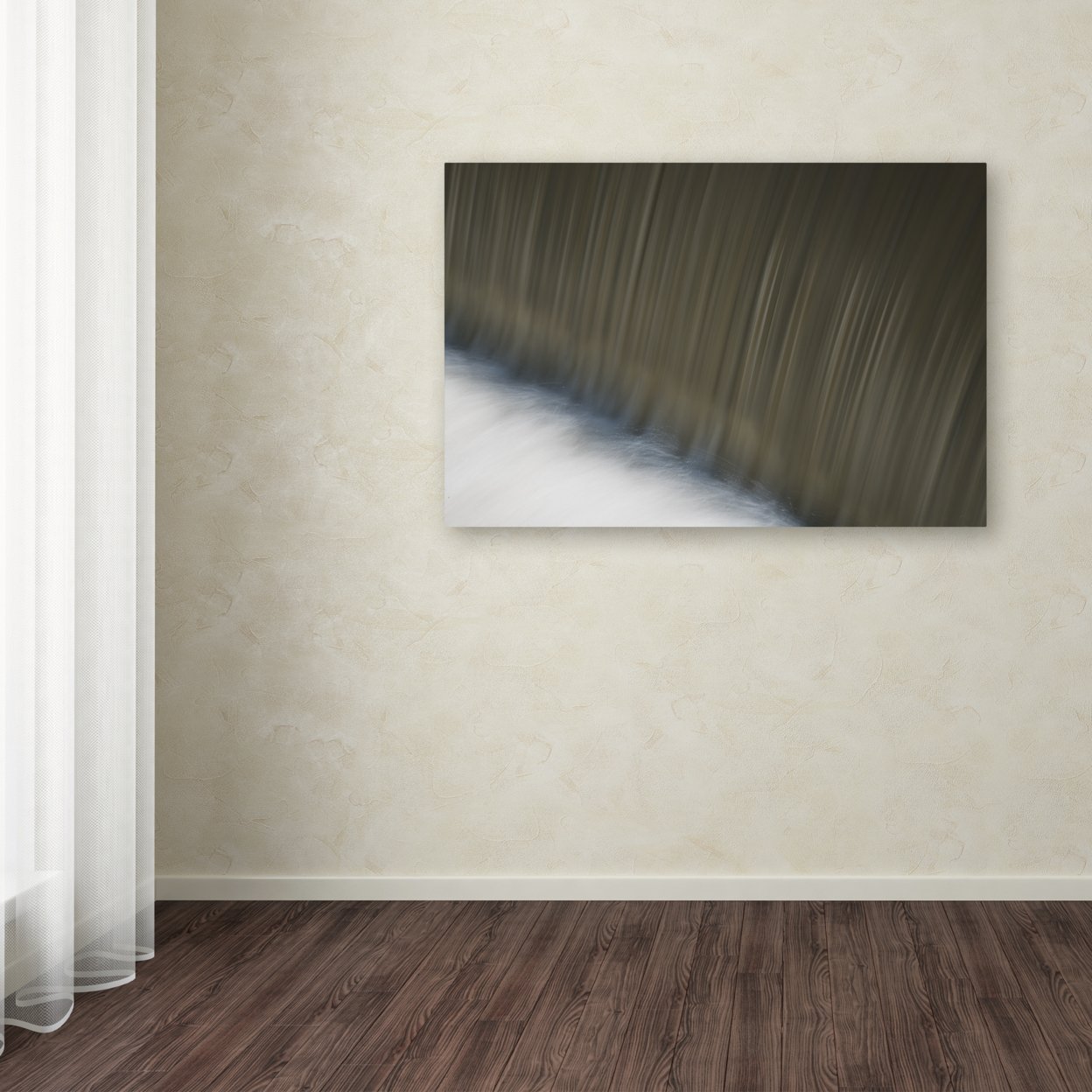 Kurt Shaffer 'Long Exposure Waterfall' Canvas Art 16 X 24