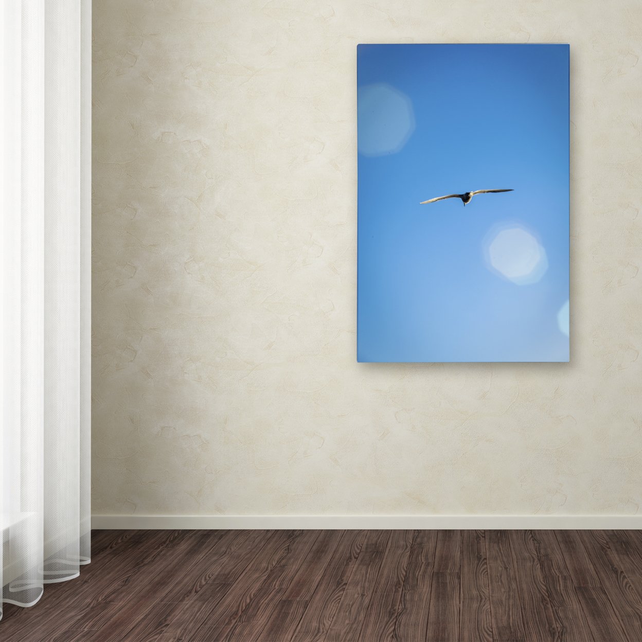 Yale Gurney 'Bird Of Serenity' Canvas Art 16 X 24