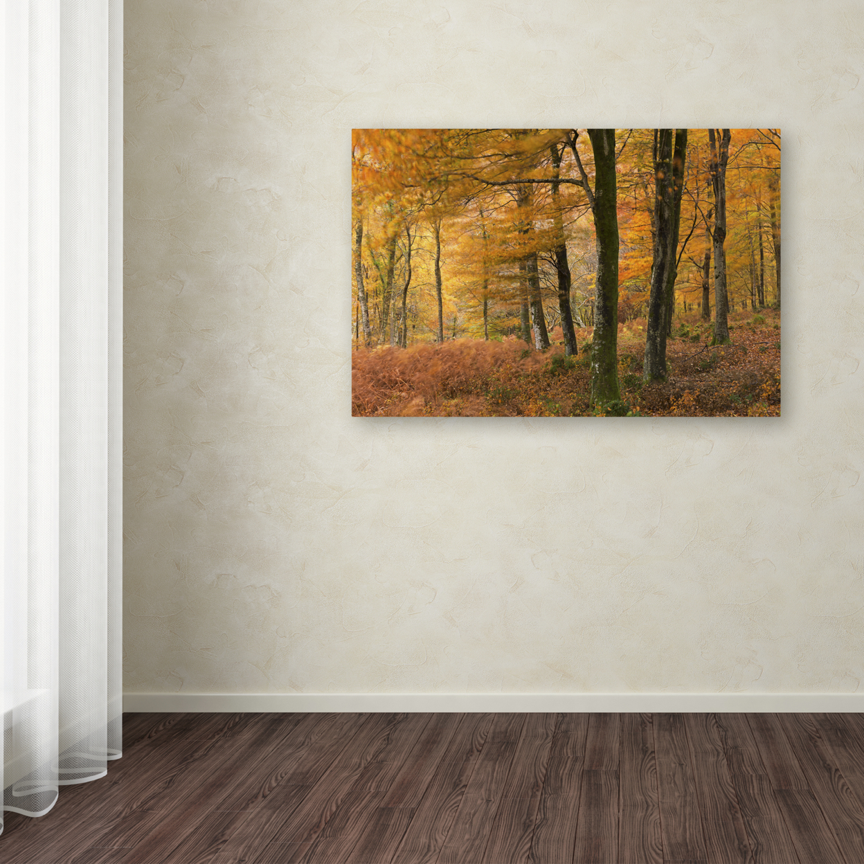 Adam Burton 'Autumn Winds' Canvas Art 16 X 24