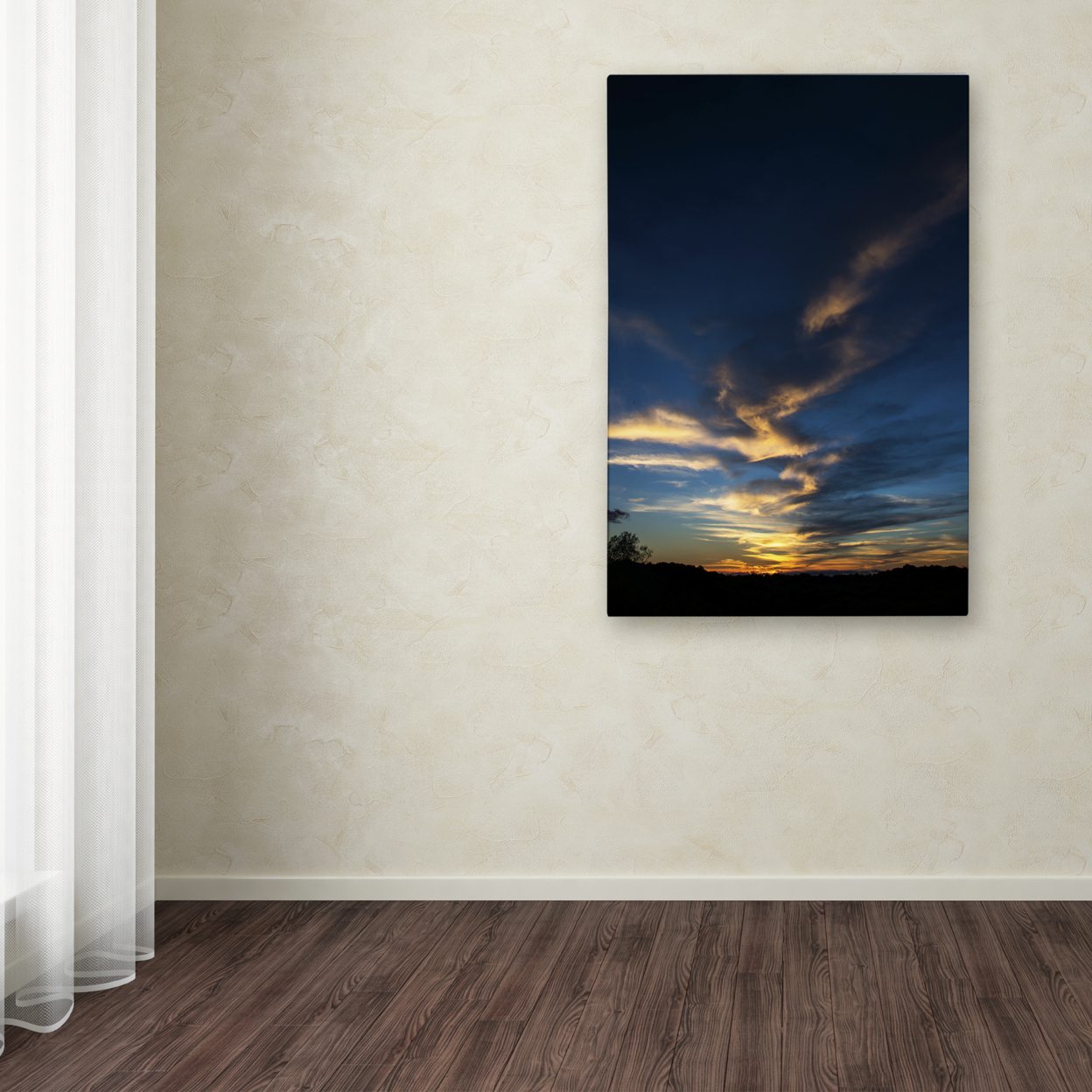 Kurt Shaffer 'Clouds Make The Sunset Awesome' Canvas Art 16 X 24