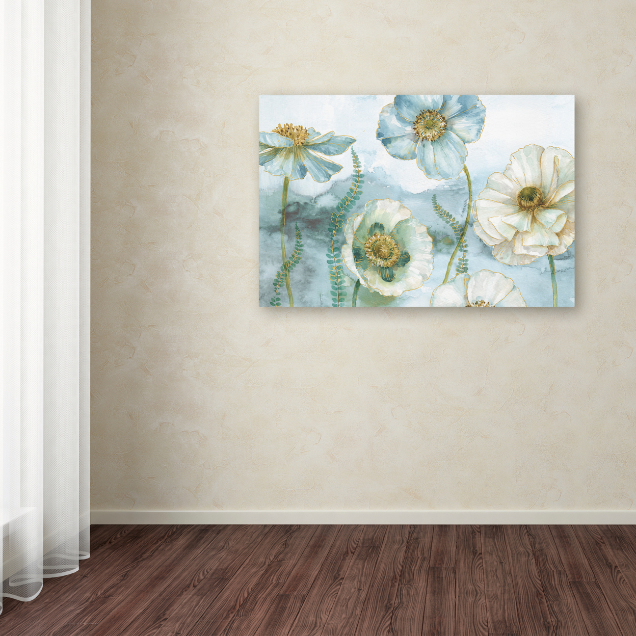 Lisa Audit 'My Greenhouse Flowers X' Canvas Art 16 X 24