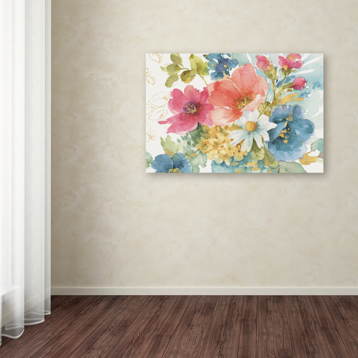 Lisa Audit 'My Garden Bouquet I' Canvas Art 16 X 24