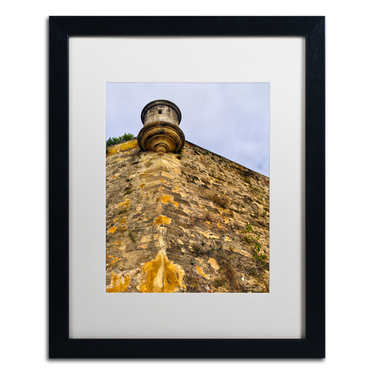 CATeyes 'Castillo De San Felipe Del Morro 4' Black Wooden Framed Art 18 X 22 Inches
