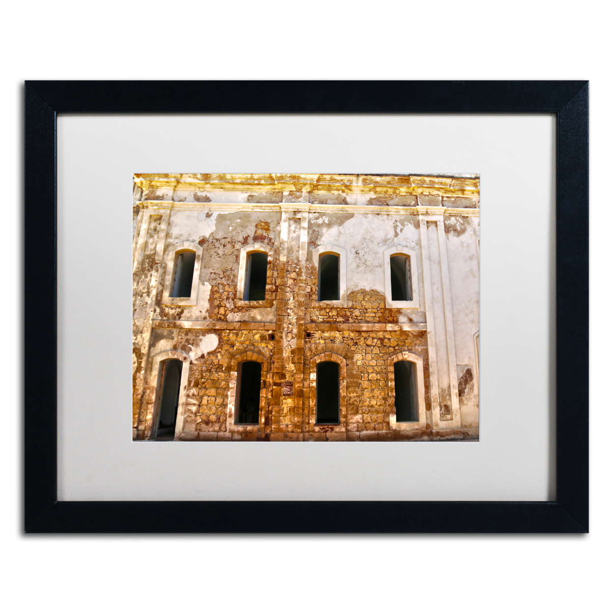 CATeyes 'Castillo De San Felipe Del Morro 5' Black Wooden Framed Art 18 X 22 Inches
