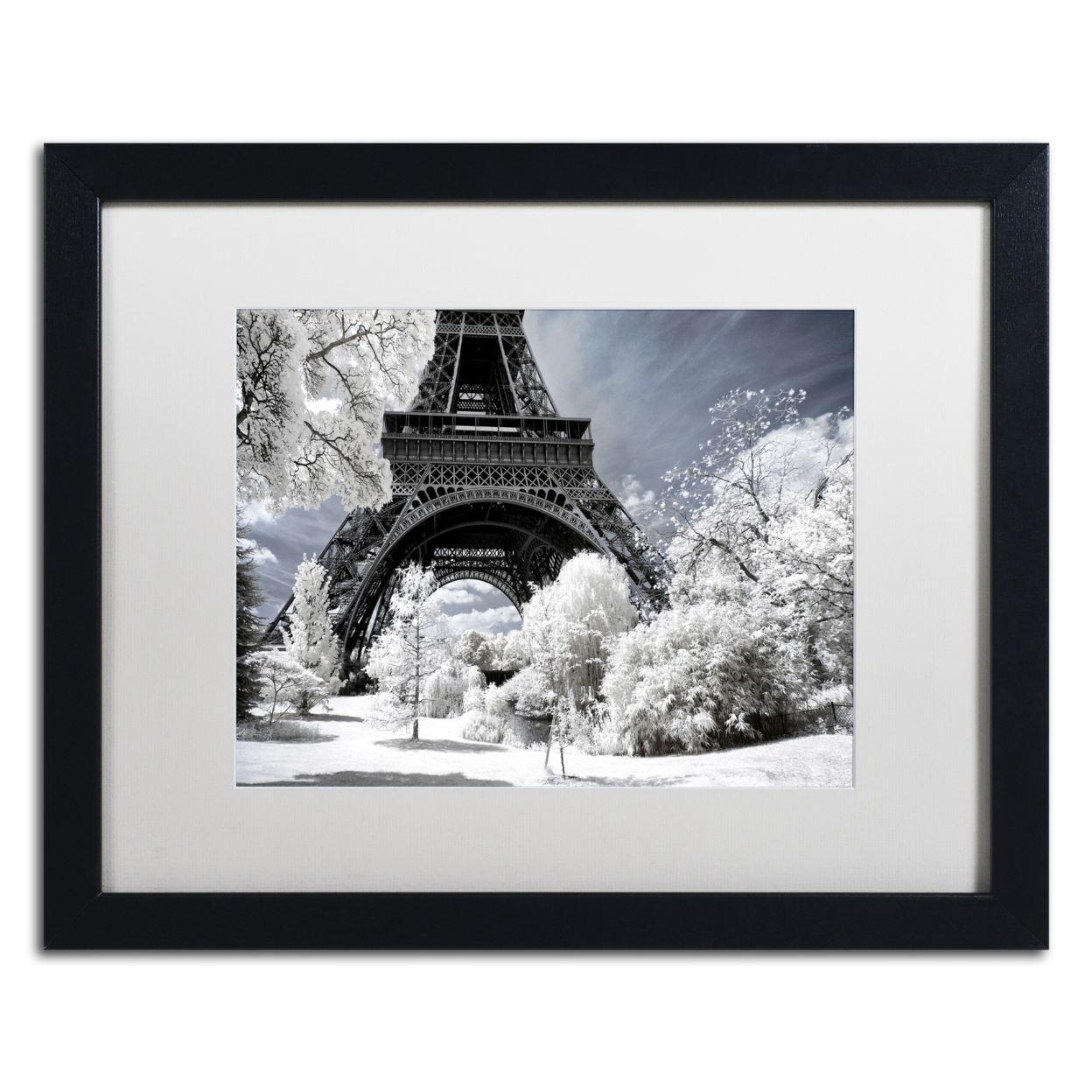 Philippe Hugonnard 'Another Look At Paris VIII' Black Wooden Framed Art 18 X 22 Inches