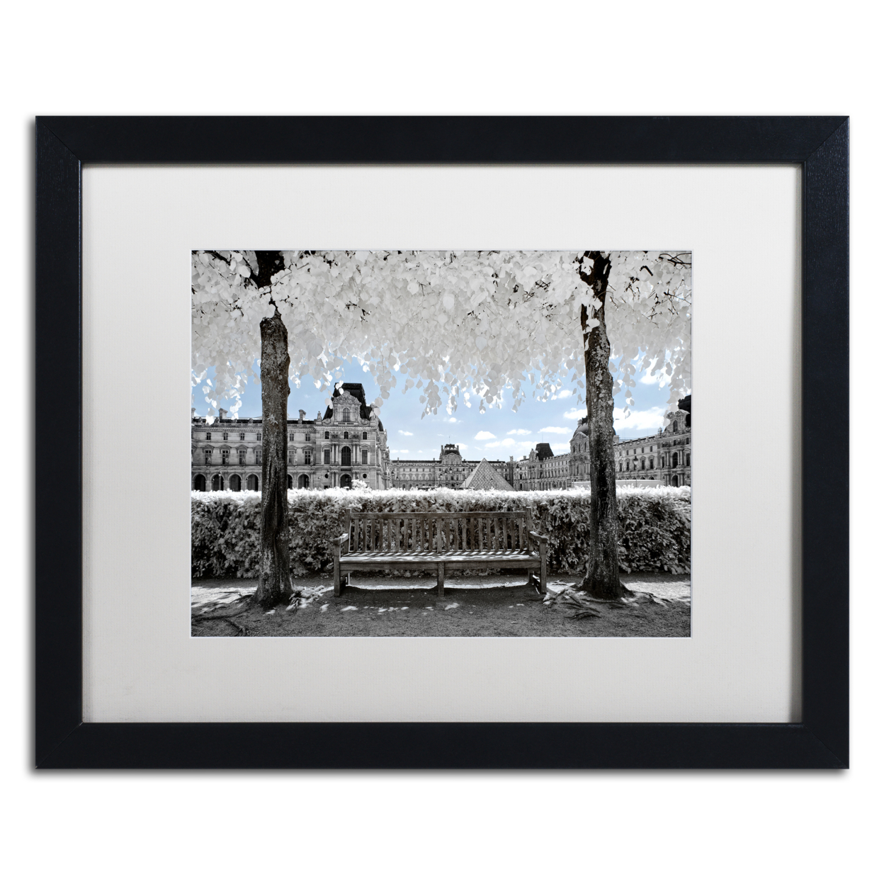 Philippe Hugonnard 'Another Look At Paris XIX' Black Wooden Framed Art 18 X 22 Inches