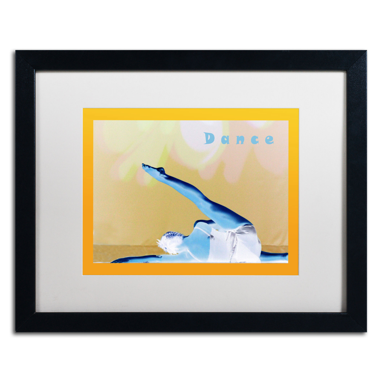 Patty Tuggle 'Dance' Black Wooden Framed Art 18 X 22 Inches
