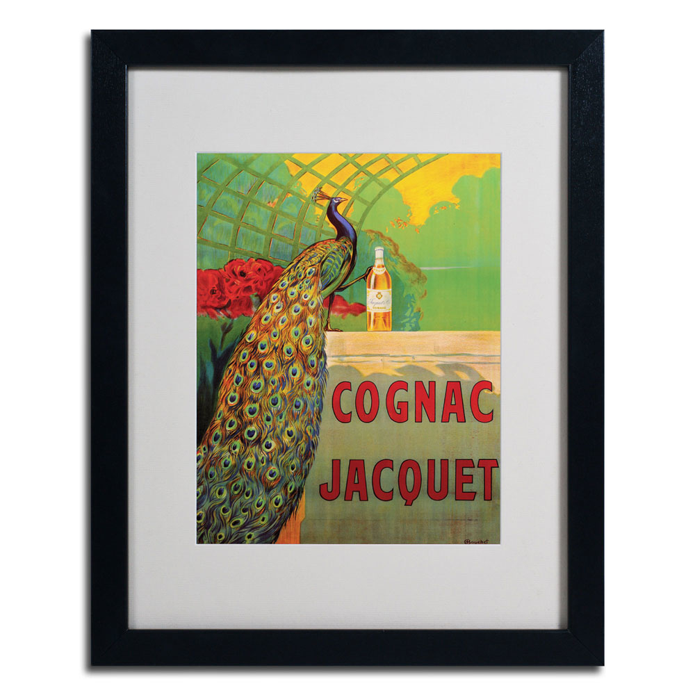 Camille Bouchet 'Cognac Jacquet' Black Wooden Framed Art 18 X 22 Inches