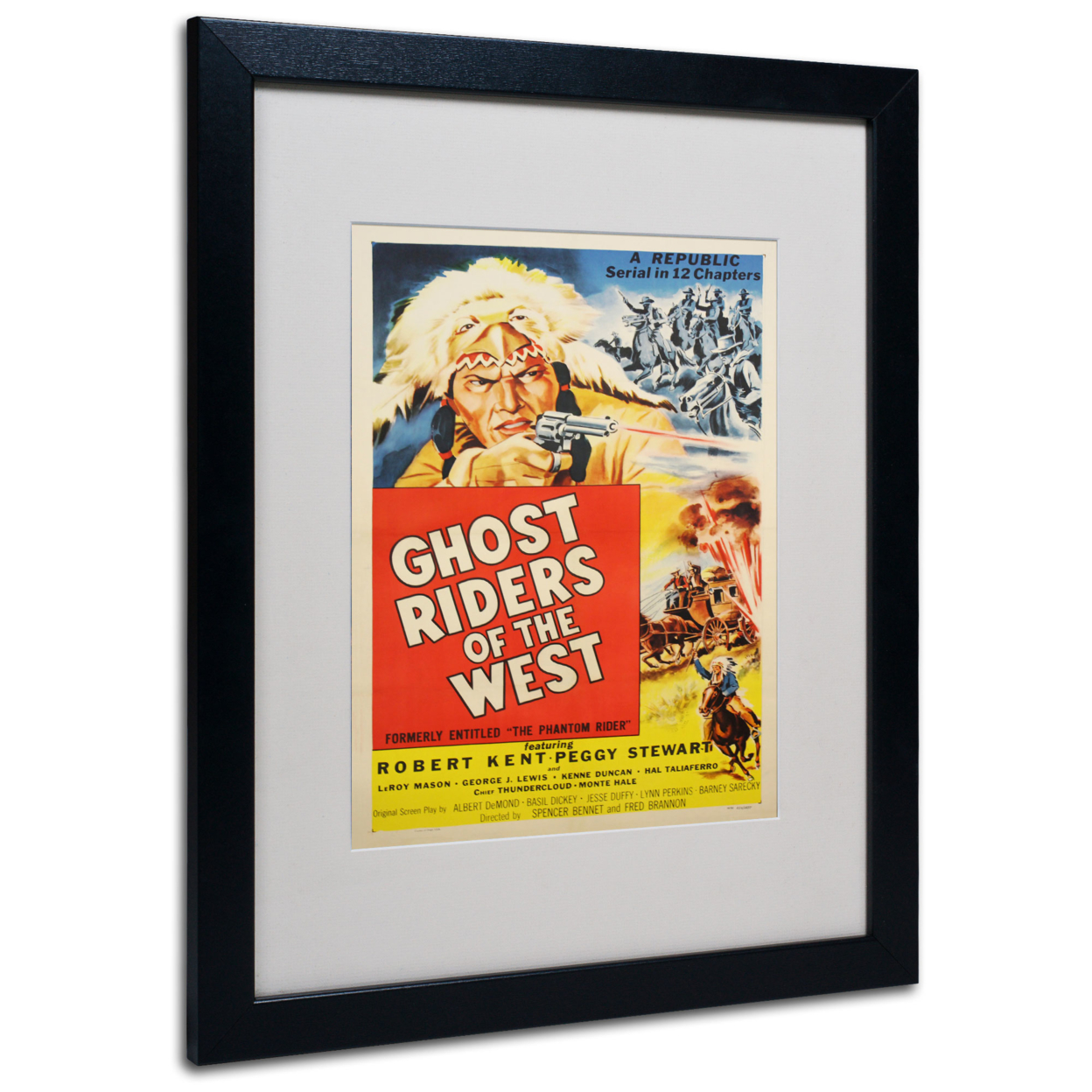 Vintage Apple Collection 'Ghost Riders Of The West' Framed