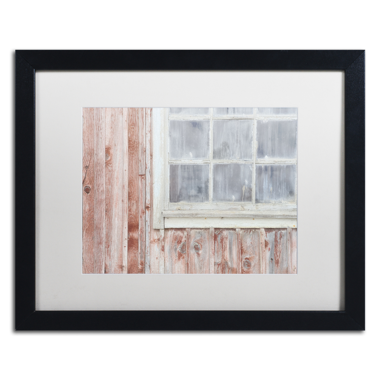 Cora Niele 'Little Windows I' Black Wooden Framed Art 18 X 22 Inches