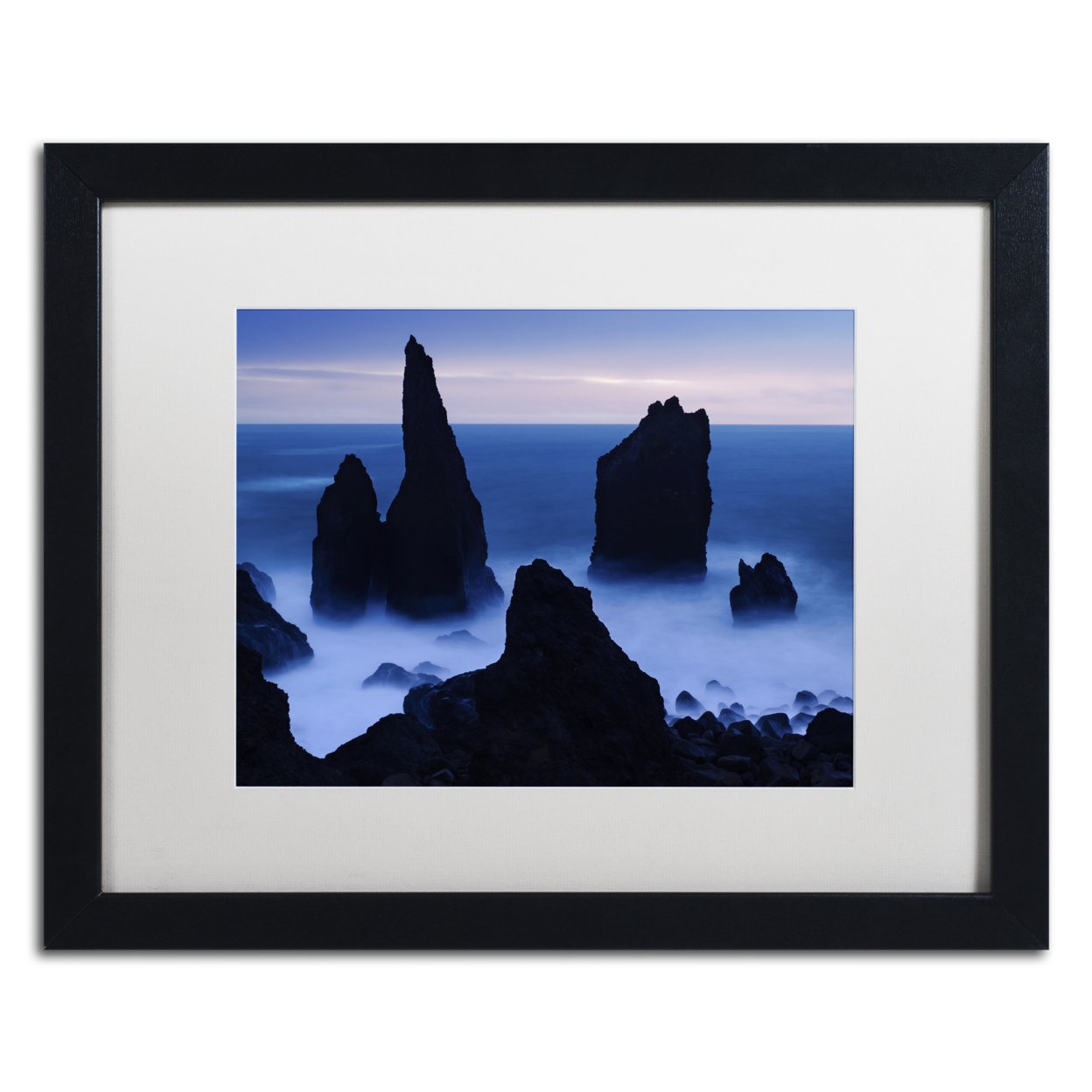 Michael Blanchette Photography 'The Test Of Time' Black Wooden Framed Art 18 X 22 Inches