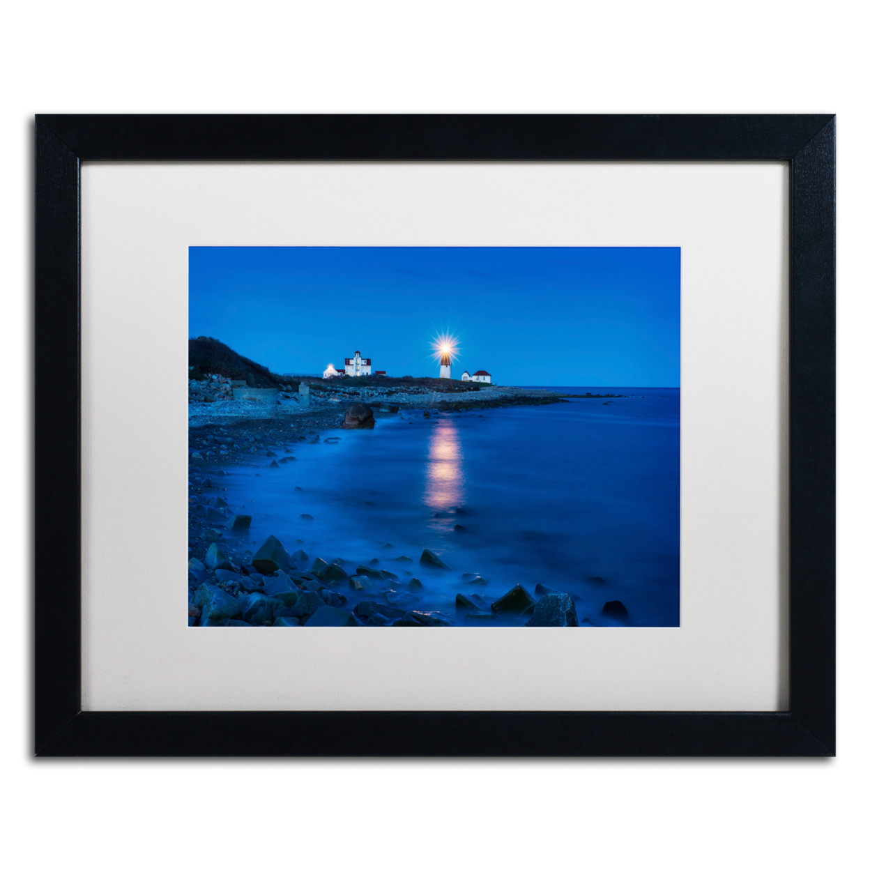 Michael Blanchette Photography 'Star Beacon' Black Wooden Framed Art 18 X 22 Inches